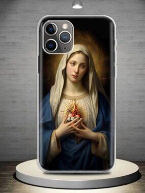 BRAND NEW SEALED Blessed Our Lady Phone Case: Spiritual Elegance for Your Device